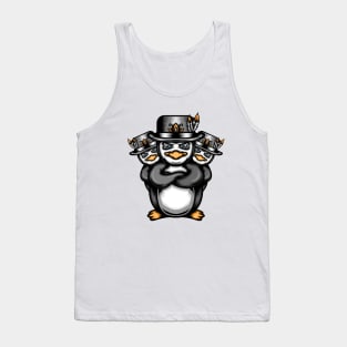 Penguins With Hats Tank Top